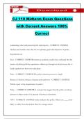 CJ 110 Midterm Exam Questions with Correct Answers 100&percnt; Correct