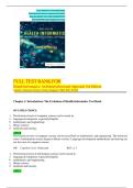 Health Informatics&colon; An Interprofessional Approach &ndash; 3rd Edition &lpar;Test Bank&comma; All Chapters&rpar;