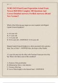 NURS 5433 Final Exam Preparation Actual Exam  Newest 2025&sol;2026 Complete 100 Questions And  Correct Detailed Answers &lpar;Verified Answers&rpar; &vert;Brand  New Version&excl;&excl; 