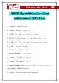 LVMPD Dispositions Questions and Answers 100&percnt; Pass