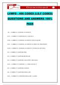 LVMPD - 400 CODES &lpar;I&period;D&period;F CODES&rpar; QUESTIONS AND ANSWERS 100&percnt; PASS