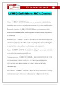 LVMPD Definitions 100&percnt; Correct