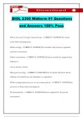 BIOL 2300 Midterm &num;1 Questions and Answers 100&percnt; Pass