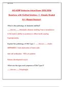 AGACNP Endocrine Board Exam 2025&colon; Practice Test & Review for Acute Care NPs