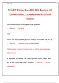  AGACNP GI &sol; Gastroenterology Board Exam 2025&colon; Practice Test for Acute Care NPs