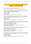 BLS EXAM - KINE CPR QUESTIONS WITH CORRECT ANSWERS 2025