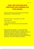 IICRC- WRT-ASD EXAM 2026  QUESTIONS AND ANSWERS&vert; ACE  YOUR GRADES&period;