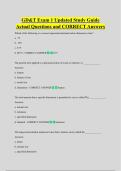 GD&T Exam 1 Updated Study Guide  Actual Questions and CORRECT Answers