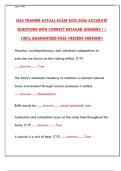 ISSA CPT Actual Exam 2025&colon; Practice Test & Questions for Personal Trainer Certification