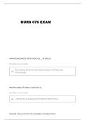 NURS 676 UNIT III CH&period; 8-10 QUESTIONS AND VERIFIED ANSWERS