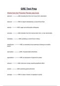 GRE Test Prep Questions & ANSWERS &lpar;A&plus; GRADED 100&percnt; VERIFIED&rpar;&vert; 2025&sol;2026