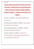  NAPSRx CNPR Exam 2025&colon; Study Guide & Test Bank for Pharmaceutical Sales Certification