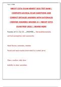  NBCOT COTA Exam 2025&colon; Practice Test & Study Guide for Occupational Therapy Assistant