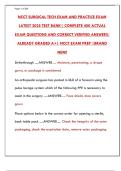 NCCT TS-C Surgical Tech Exam 2025&colon; Practice Test & Study Guide &lpar;Test Bank&rpar;