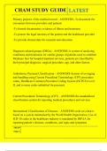 CHAM STUDY GUIDE QUESTIONS AND ANSWERS 2026