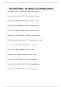 BIOCHEM 501 EXAM 1 UW MADISON QUESTIONS AND ANSWERS