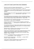 LASD SGT EXAM QUESTIONS AND ANSWERS