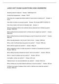 LASD SGT EXAM QUESTIONS AND ANSWERS