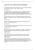 LASD SGT TEST QUESTIONS AND ANSWERS
