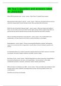 HR Test 3 Question and answers rated A&plus; 2025&sol;2026