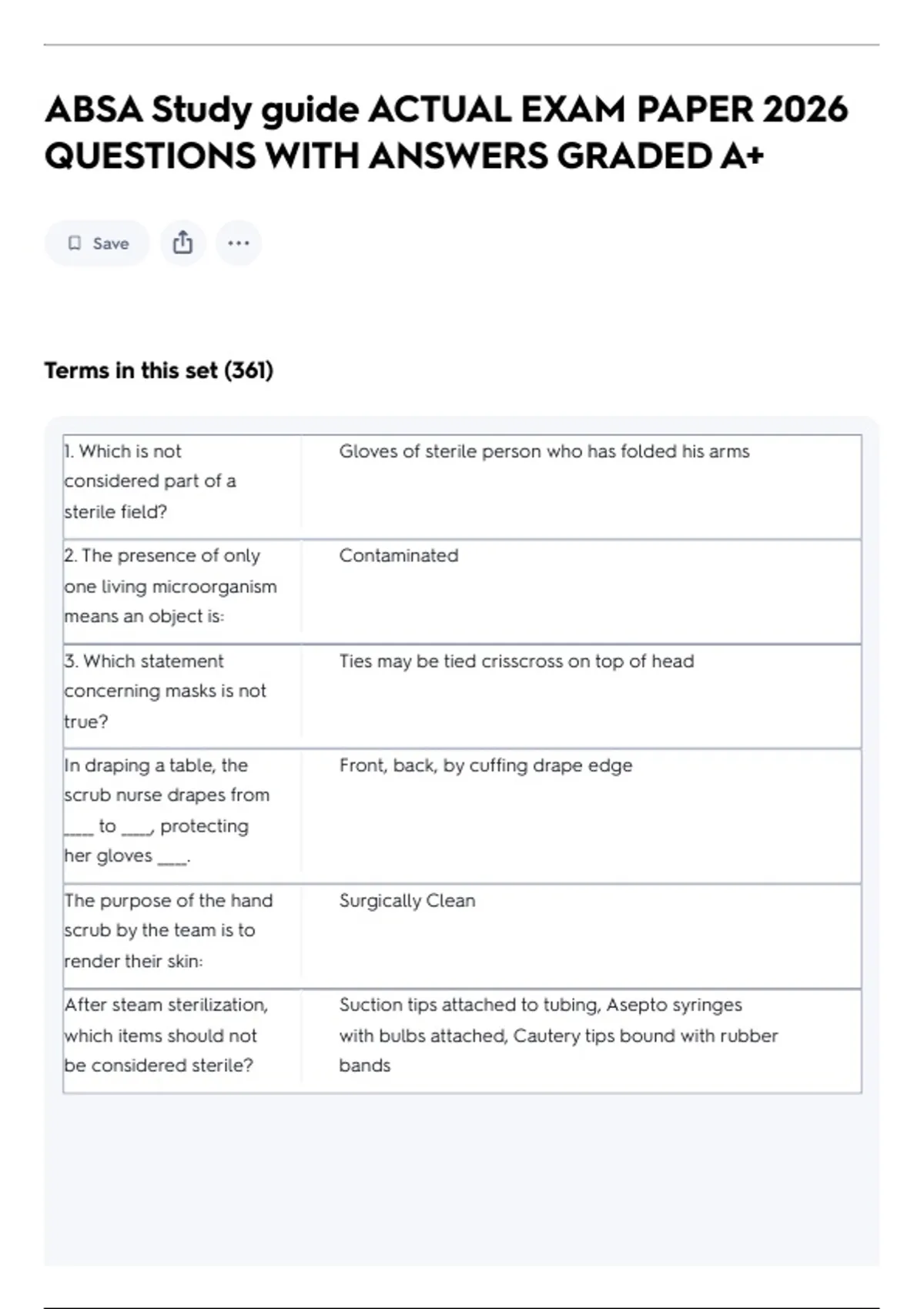 ABSA Study guide ACTUAL EXAM PAPER 2026 QUESTIONS WITH ANSWERS GRADED ...