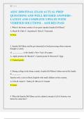 AESC 2050 FINAL EXAM ACTUAL PREP  QUESTIONS AND WELL REVISED ANSWERS -  LATEST AND COMPLETE UPDATE WITH  VERIFIED SOLUTIONS – ASSURES PASS 