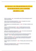 Sociology 101 StraighterLine Bundled Exam 100&percnt; Guaranteed Success&period;