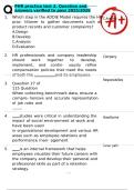 PHR practice test 2&colon; Question and answers verified to pass 2025&sol;2026