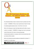 NSC 408 Final Exam &ndash; 100 Questions on Metabolic Disorders&comma; Cancer Nutrition & Epigenetics