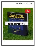 Solutions Manual for Fracture Mechanics Fundamentals and Applications&comma; 4th Edition by Anderson