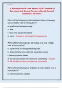 CCA International Exams Newest 2026 Complete All  Questions And Correct Answers &vert;Already Graded  A&plus;&vert;&vert;Newest Version&excl;&excl;&excl;