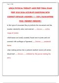 AMCA Physical Therapy Aide Exam Prep 2025 &vert; Final Practice Test & Study Guide