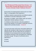 Nur 502 Advanced Patho Actual Exam Version 1 & 2  Newest 2026 Complete 200 Questions And Correct  Answers &vert;Already Graded A&plus;&vert;&vert;Newest Version&excl;&excl;&excl;