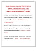 NHA Final Exam 2025&colon; Study Guide&comma; Practice Questions & Pass Tips &lbrack;CPCT&comma; CCMA&comma; CET&rsqb;