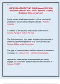 USPS SSA ACADEMY 421 EXAM Newest 2026 With  Complete Questions And Correct Answers &vert;Already  Graded A&plus;&vert;&vert;Newest Version&excl;