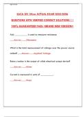 SACA 201 Silver Certification Actual Exam &vert; Study Guide & Practice Test