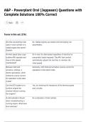 A&P - Powerplant Oral &lpar;Jeppesen&rpar; Questions with  Complete Solutions 100&percnt; Correct 