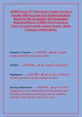 AORN Periop 101 Final Exam&colon; Study Guide&comma; Practice Questions & What to Expect