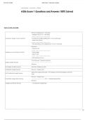 A306 Exam 1 Questions and Answers 100&percnt; Solved 