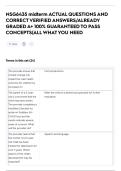 NSG6435 midterm ACTUAL QUESTIONS AND  CORRECT VERIFIED ANSWERS&sol;ALREADY  GRADED A&plus; 100&percnt; GUARANTEED TO PASS  CONCEPTS&lpar;ALL WHAT YOU NEED