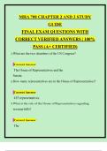 MHA 708 CHAPTER 2 AND 3 STUDY  GUIDE  FINAL EXAM QUESTIONS WITH  CORRECT VERIFIED ANSWERS | 100%  PASS (A+ CERTIFIED) 