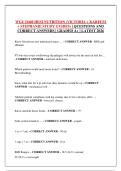 WGU D440 HESI NUTRITION &lpar;VICTORIA &plus; KAREEM &plus; STEPHANIE STUDY GUIDES&rpar; &vert; QUESTIONS AND CORRECT ANSWERS &vert; GRADED A&plus; &vert; LATEST 2026