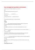 burn management questions and answers 