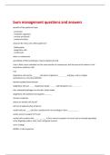 burn management questions and answers 