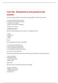 CLCS 233 - Mesoamerica Unit questions and  answers 