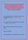 MCB 150 Final Exam 2025&colon; 400 Verified Questions & Answers &vert; Molecular & Cellular Biology