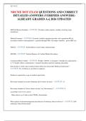 NRCME DOT EXAM QUESTIONS AND CORRECT DETAILED ANSWERS &lpar;VERIFIED ANSWERS&rpar; ALREADY GRADED A&plus;&vert; 2026 UPDATED