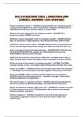 CPS 510 MIDTERM TOPIC 1 QUESTIONS AND CORRECT ANSWERS 100&percnt; VERIFIED&excl;&excl;