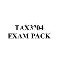 TAX3704 LATEST EXAM PACK