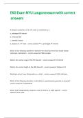 EKG Exam NYU Langone exam with correct answers